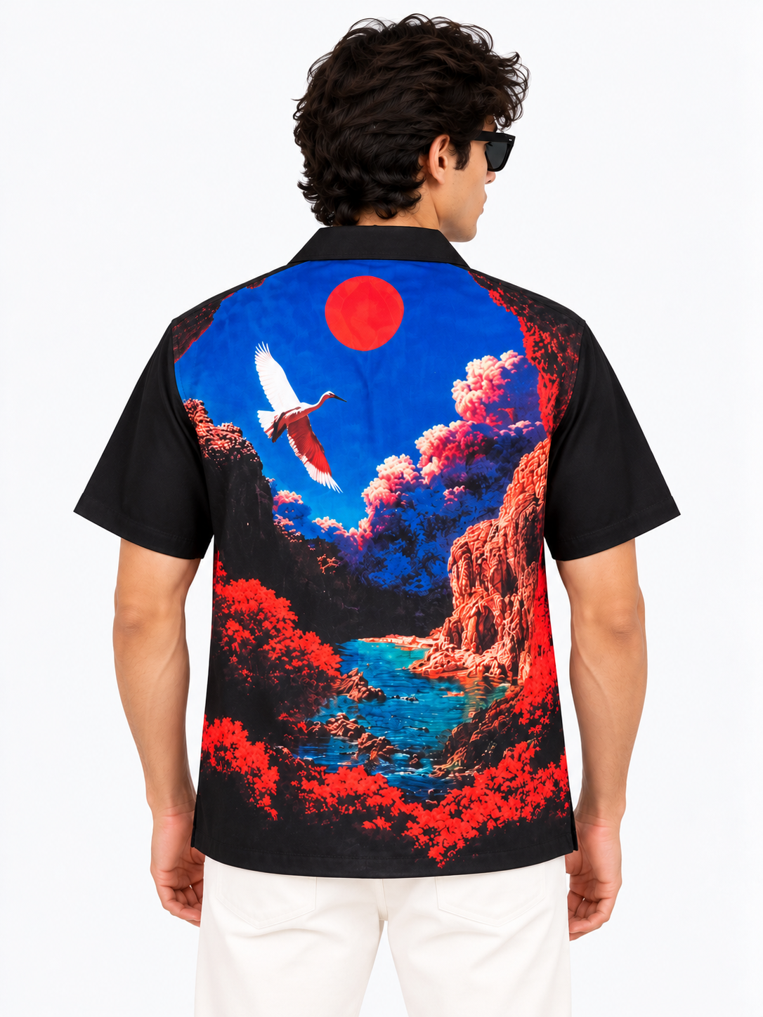 Japanese Landscape Printed Shirt – Agent Sparrow