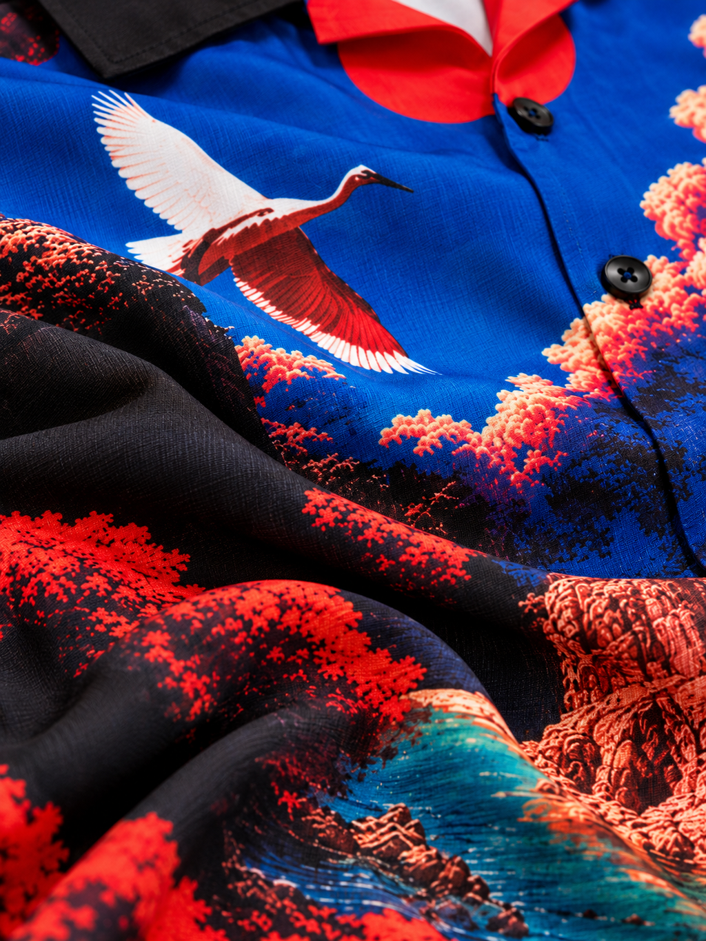 Japanese Landscape Printed Shirt – Agent Sparrow