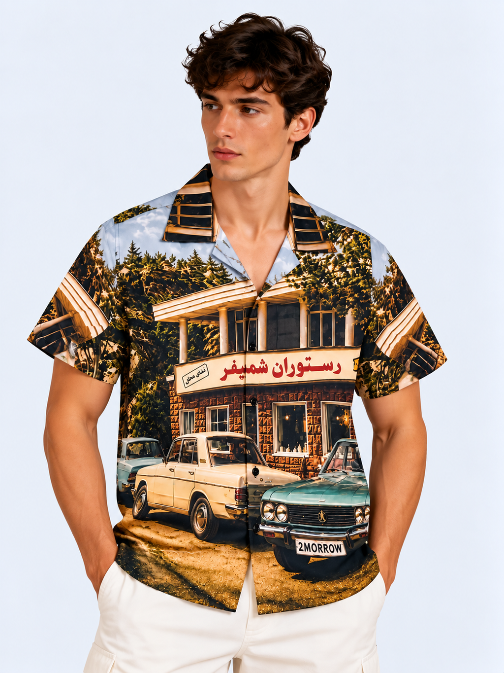 Vintage Drive Printed  Shirt