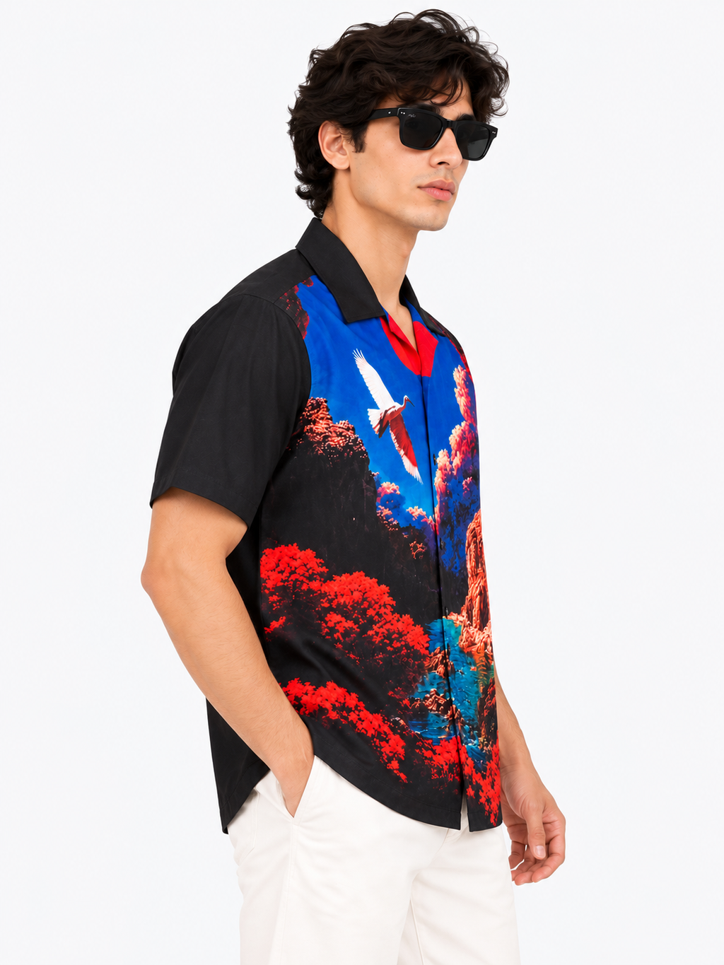 Japanese Landscape Printed Shirt – Agent Sparrow