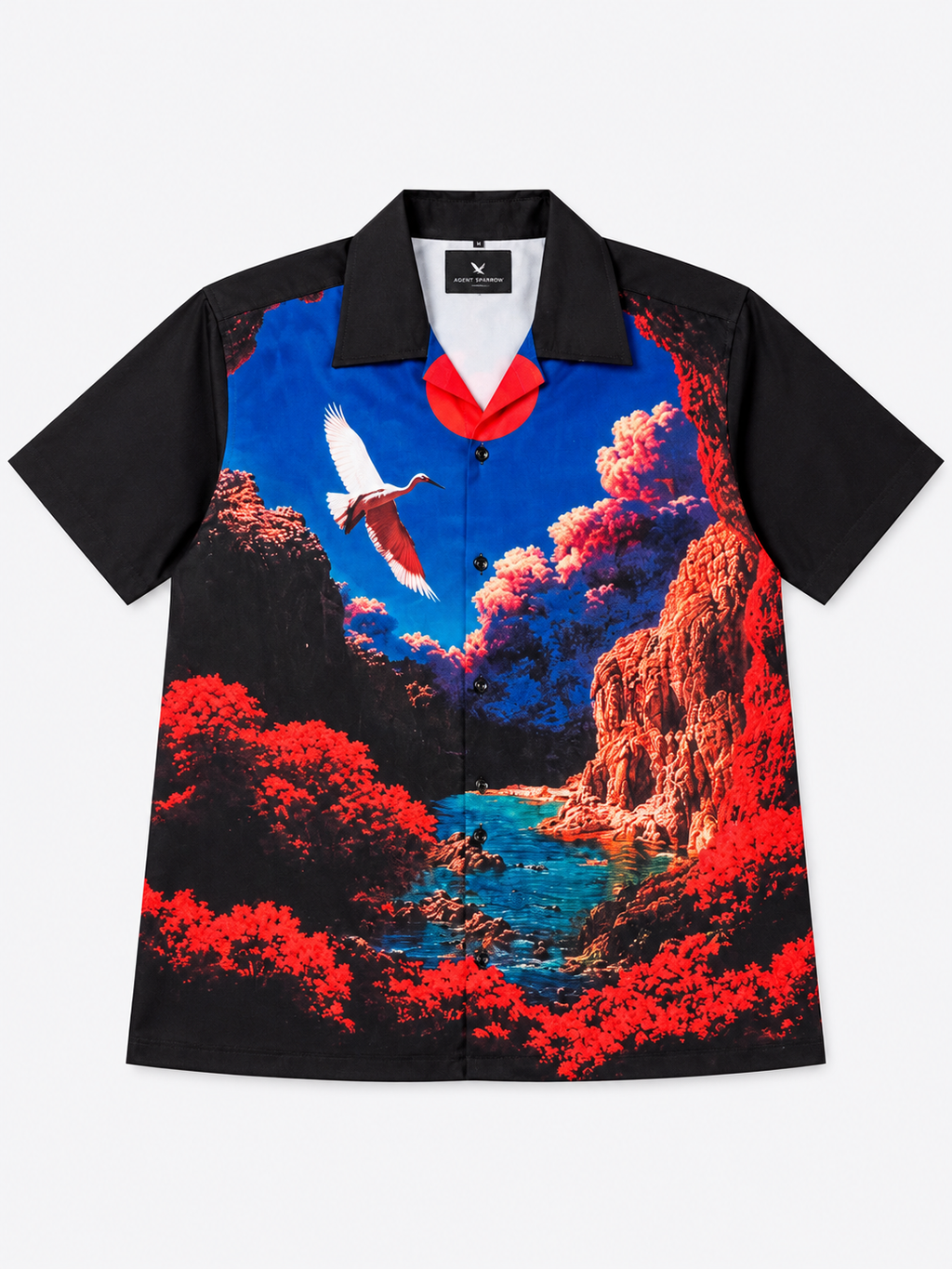 Japanese Landscape Printed Shirt – Agent Sparrow