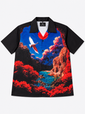 Japanese Landscape Printed Shirt – Agent Sparrow