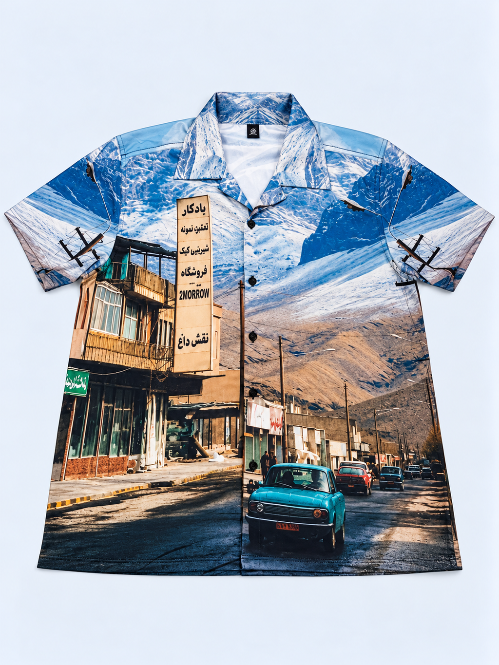 Mountain Streets Printed  Shirt